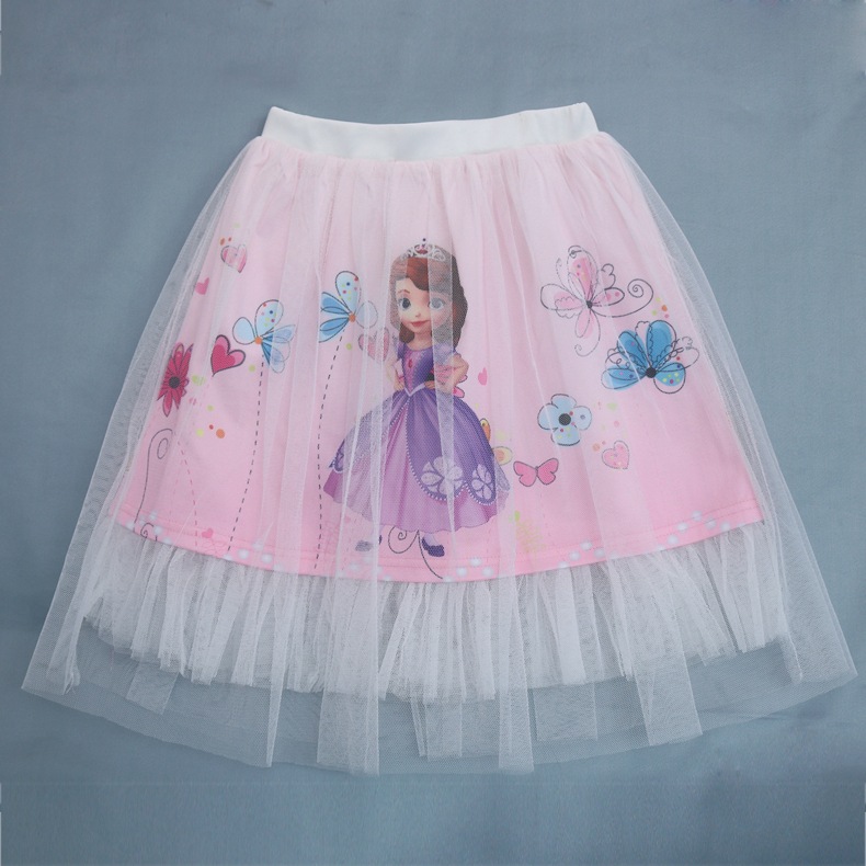 Kids Skirts Girls Tutu Cartoon